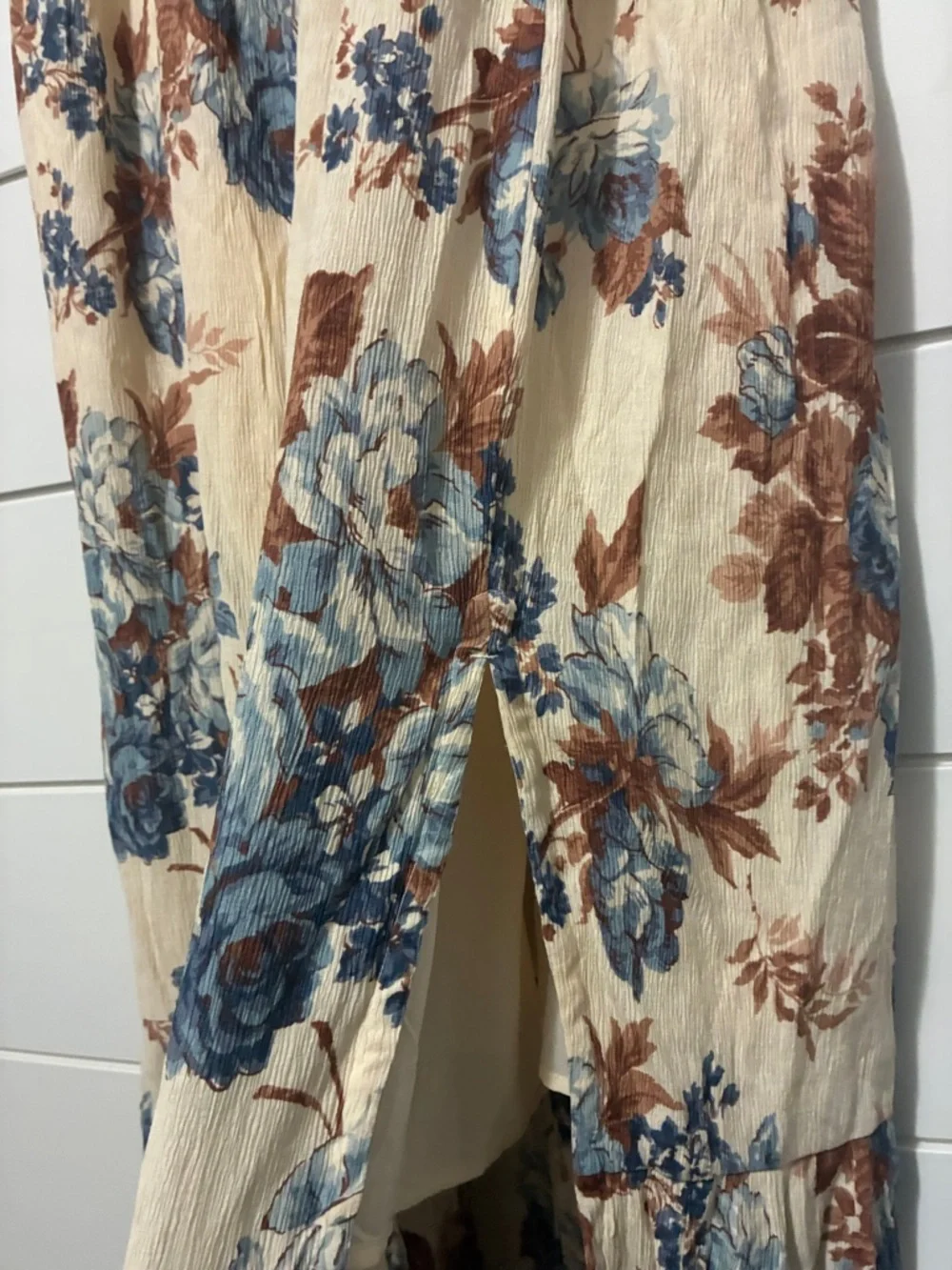 ABERCROMBIE Full length floral maxi dress new size XL tall - Picture 5 of 5